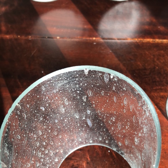 Decorative Three-Candle wall sconces in wrought iron with 3 glass candle holders - Picture 8 of 14